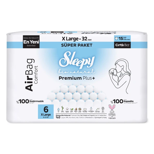 SLEEPY BİO AIRBAG SÜPER XL 32x4 Koli Fiyatı ürün görseli 1