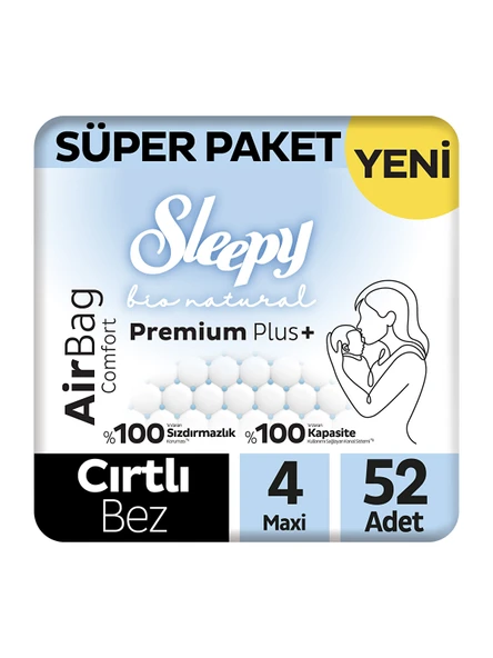 SLEEPY BİO AIRBAG SÜPER KLT MAXİ 52x4 Koli Fiyatı ürün görseli 1