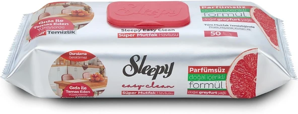 SLEEPY MUTFAK HAVLUSU GREYFURT 12x50 Koli Fiyatı ürün görseli 1