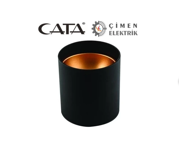 CATA CT 5421 Siyah Bakır Dekoratif Spot Kasa GU-10 Duy ürün görseli 1