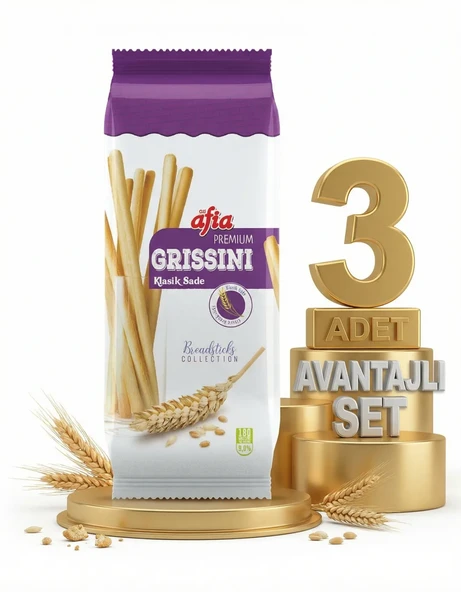 Afia Grissini Klasik 3x60 Gr - Resim 2