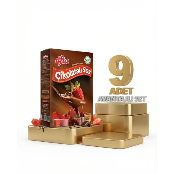 Afia Çikolatalı Sos 9x100 Gr ürün görseli 1