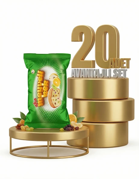 Afia Meyveli Kek 20x40 Gr - Resim 2