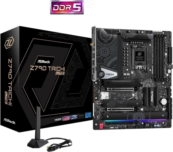 Asrock Z790 Taichi Lite Wi-Fi Intel LGA1700 DDR5 E-ATX Anakart ürün görseli 1