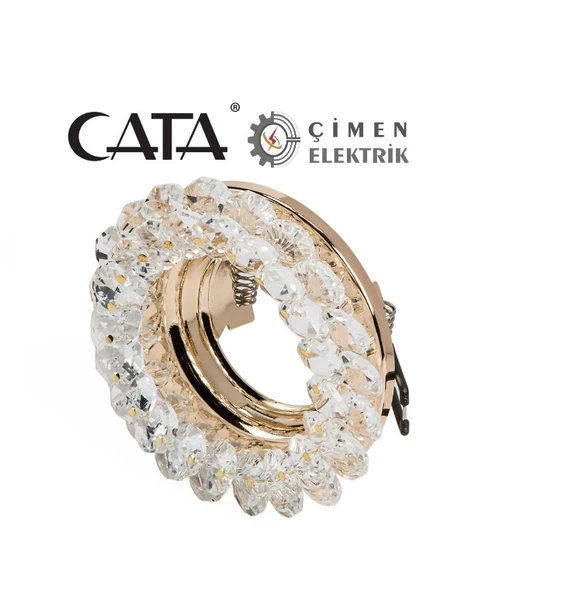 CATA CT 6596 Papatya Kristal Cam Spot Kasası ürün görseli 1