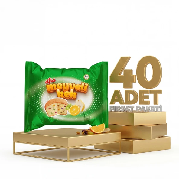Afia Meyveli Kek 40x40 Gr - Resim 2