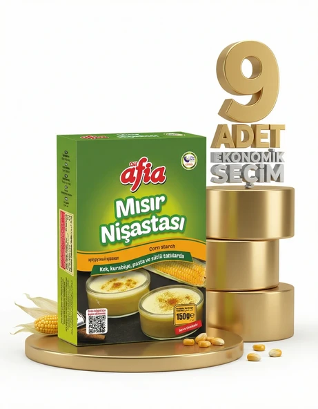 Afia Mısır Nişastası 9x150 Gr - Resim 2