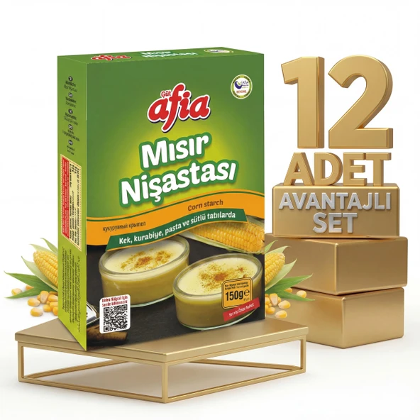 Afia Mısır Nişastası 12x150 Gr - Resim 3