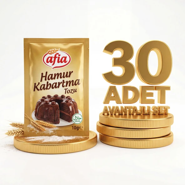 Afia Hamur Kabartma Tozu Poşet 30x10lu ürün görseli 1