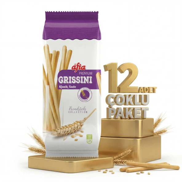 Afia Grissini Klasik 12x60 Gr ürün görseli 1