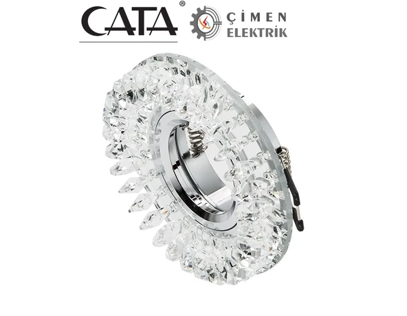 CATA CT 6569 Menekşe Kristal Cam Spot Kasası ürün görseli 1