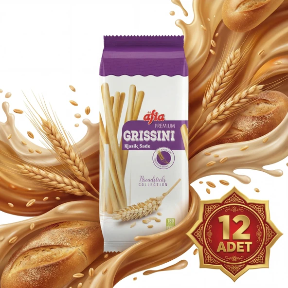 Afia Grissini Klasik 12x60 Gr - Resim 5