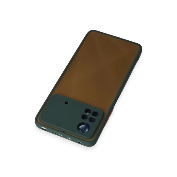 Xiaomi Poco X4 Pro 5g Kılıf Montreal Silikon Kapak - Yeşil ürün görseli 1
