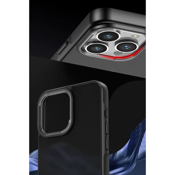 Xiaomi Redmi 12c Kılıf Elegant Kapak - Siyah - Resim 5