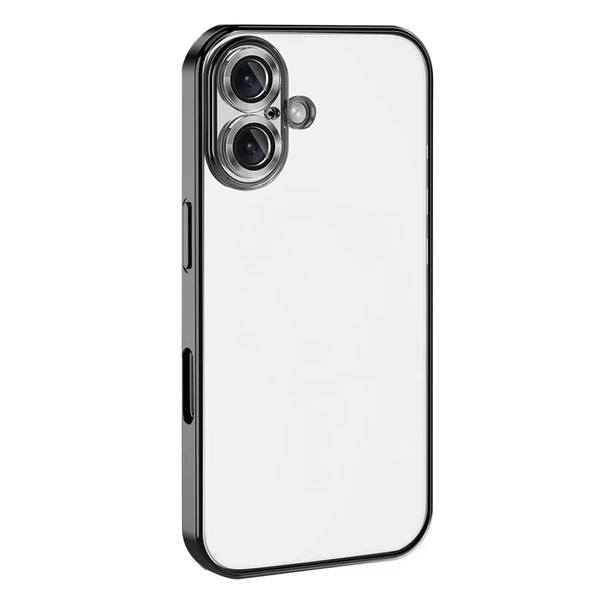 İphone 17 Razer Lensli Silikon - Siyah - Resim 2