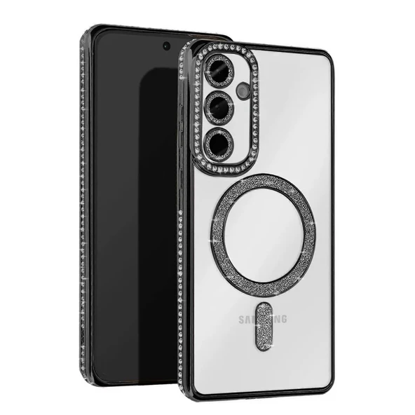 Samsung Galaxy A25 5g Joke Simli Magneticsafe Kılıf - Siyah ürün görseli 1