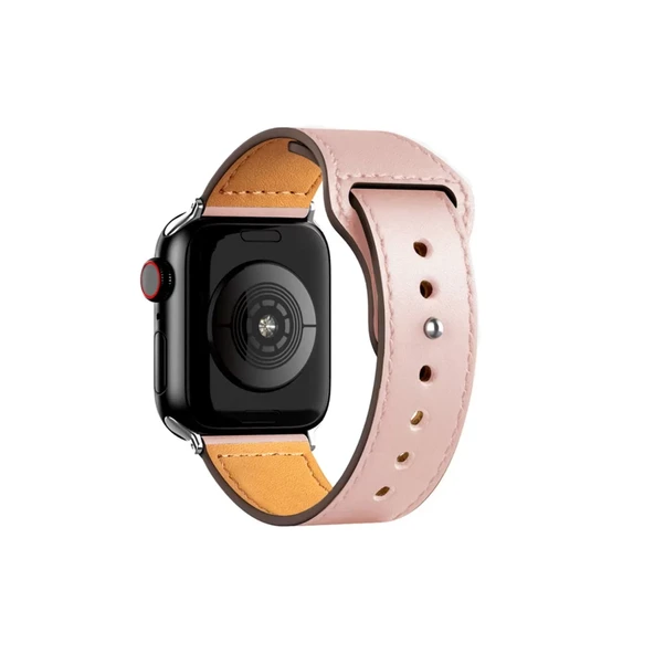 Watch 38mm Kr415 Luaz Deri Kordon - Pembe ürün görseli 1