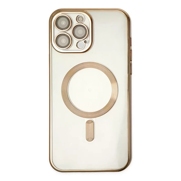 İphone 14 Pro Kılıf Kross Magneticsafe Kapak - Gold ürün görseli 1