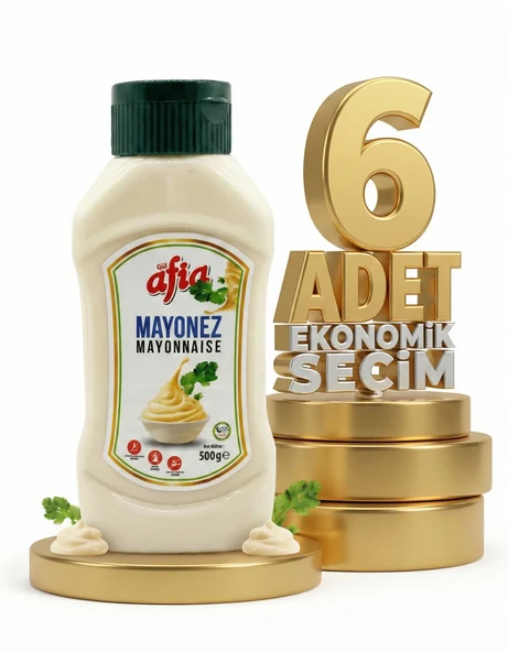 Afia Mayonez 6x500 Gr - Resim 2