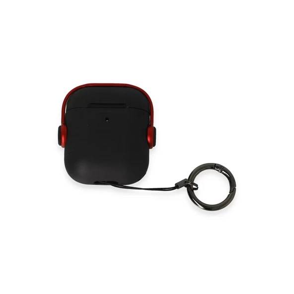 Airpods 2 (2.nesil) Cool Kılıf - Siyah-kırmızı ürün görseli 1