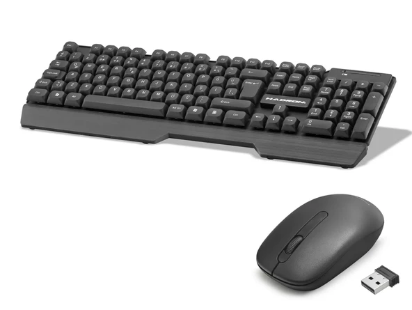 Kablosuz Klavye Ve Mouse Seti - Siyah HD844 ürün görseli 1