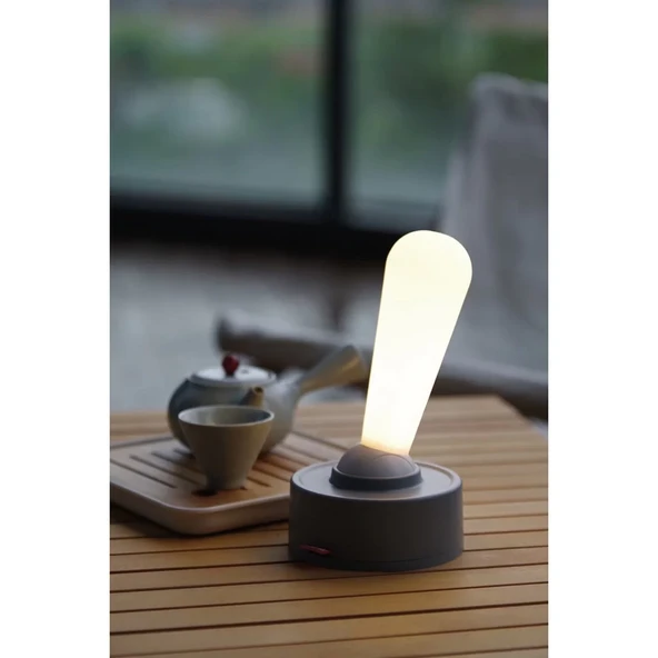 Jp-1003 Dekoratif Gece Lambası - Beyaz - Resim 4
