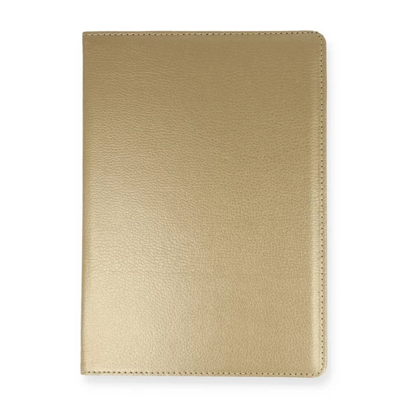 Samsung Galaxy T500 Tab A7 10.4 Kılıf 360 Tablet Deri Kılıf - Gold ürün görseli 1