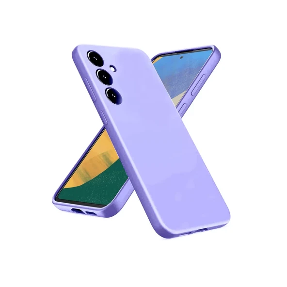 Samsung Galaxy A36 Kılıf Nano İçi Kadife Silikon - Lila ürün görseli 1