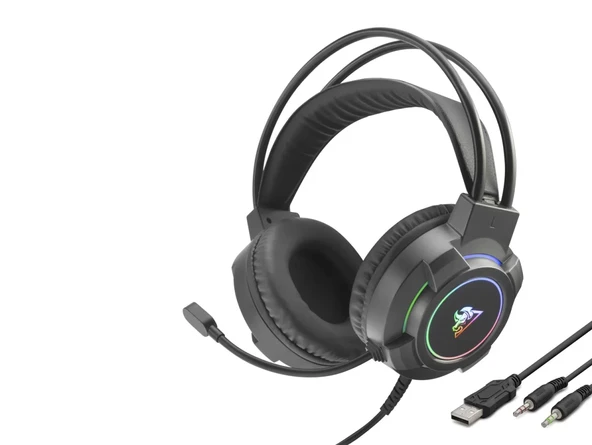 G885 Gaming Kulaklık Usb / 2 X 3.5 Mm - Siyah ürün görseli 1
