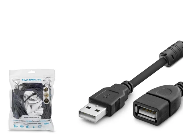 Usb Uzatma Kablosu 5 M - Si̇yah HDX7521 ürün görseli 1