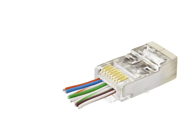 Cat6E Ez Rj45 Metal Konnektör 100 Adet Plastik Kutu - Şeffaf ND2423 ürün görseli 1