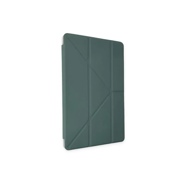 İpad Pro 11 (2018) Kılıf Kalemlikli Mars Tablet Kılıfı - Koyu Yeşil ürün görseli 1