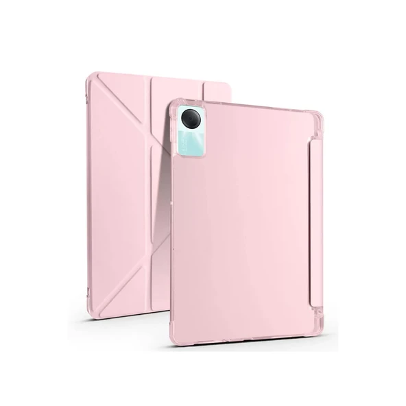 Xiaomi Redmi Pad Se 4g Kılıf Kalemlikli Mars Tablet Kılıfı - Rose Gold ürün görseli 1
