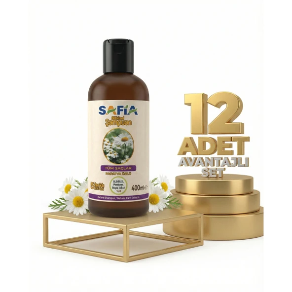 Safia Tüm Saçlar İçin Şampuan 12x400 Ml ürün görseli 1