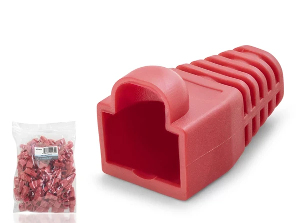 Rj45 Konnektör Papuç 100’Lü Paket - Kırmızı Nd2430 ürün görseli 1