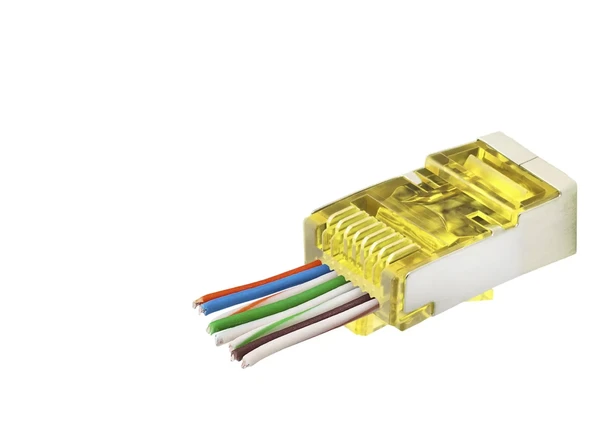 Cat6E Ez Rj45 Metal Konnektör 100 Adet Plastik Kutu - Sarı ND2416 ürün görseli 1