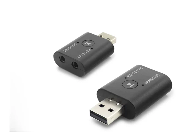 Usb Bluetooth Ses Verici + Alıcı Adaptör 2 In 1 - Siyah HD9006 ürün görseli 1