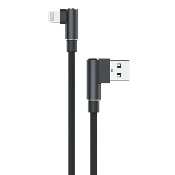 Usb To Lightning 3m 2.4a Kablo - Siyah ürün görseli 1