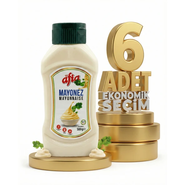Afia Mayonez 6x500 Gr ürün görseli 1