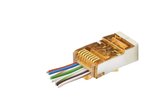 Cat6E Ez Rj45 Metal Konnektör 100 Adet Plastik Kutu - Turuncu ND2421 ürün görseli 1