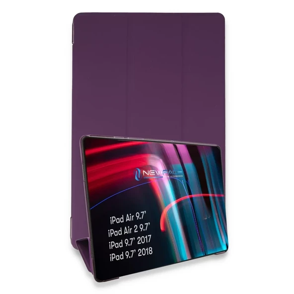 İpad 5 Air 9.7 Kılıf Tablet Smart Kılıf - Mor ürün görseli 1