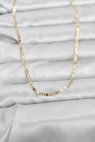 CM 14K Gold Renk Zincir Model 60 cm Kadın Kolye - TJ-BKO10970 ürün görseli 1