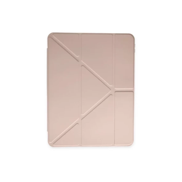 İpad Pro 11 (2024) Kılıf Kalemlikli Mars Tablet Kılıfı - Rose Gold ürün görseli 1