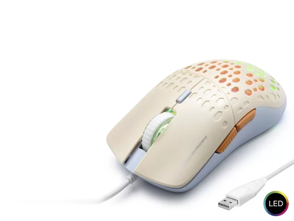 G360 Gaming Mouse 3600 Dpi Led - Beyaz ürün görseli 1
