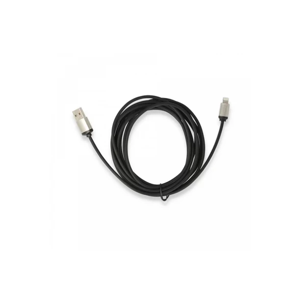 Usb To Lightning 3m Kablo - Siyah ürün görseli 1