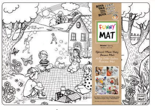 Funny Mat - İlkbahar 33,5 X 48 Cm ürün görseli 1