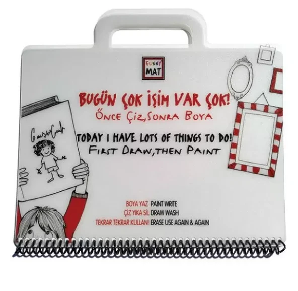 Funny Mat Mini Set - Bugün Çok İşim Var Çok! ürün görseli 1