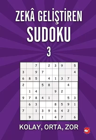 Zeka Geliştiren Sudoku 3 - Kolay - Orta - Zor ürün görseli 1