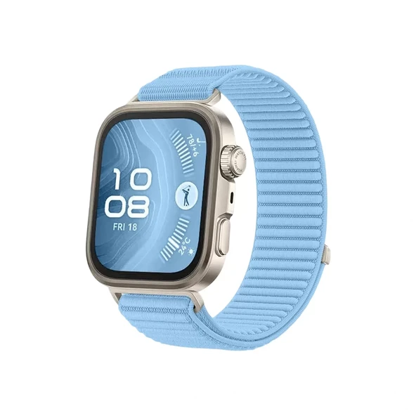 Huawei Fit 4 Braid Kordon - Açık Mavi ürün görseli 1