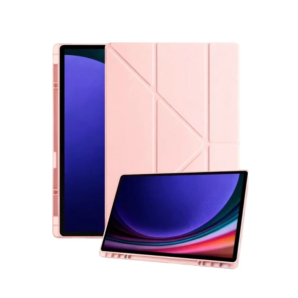 Samsung Galaxy X730 Tab S11 Kalemlikli Mars Tablet Kılıfı - Rose Gold ürün görseli 1